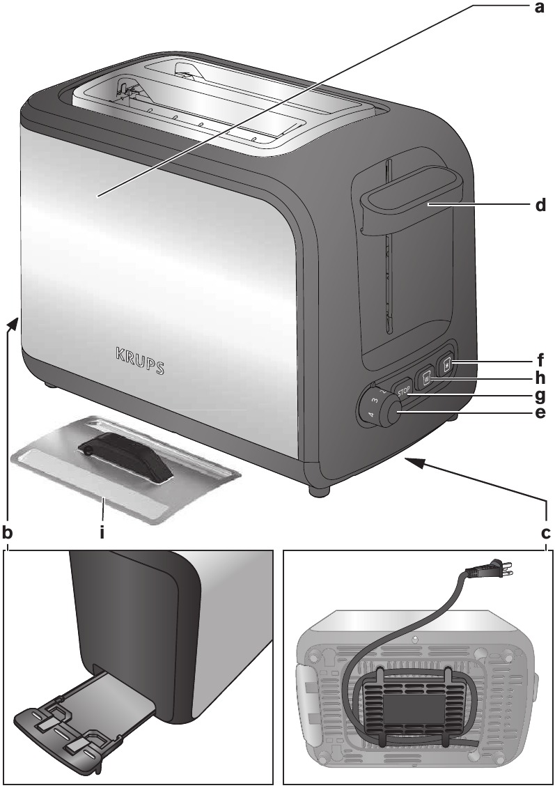 KRUPS KH411 Express 2Slice Toaster Manual ManualsLib
