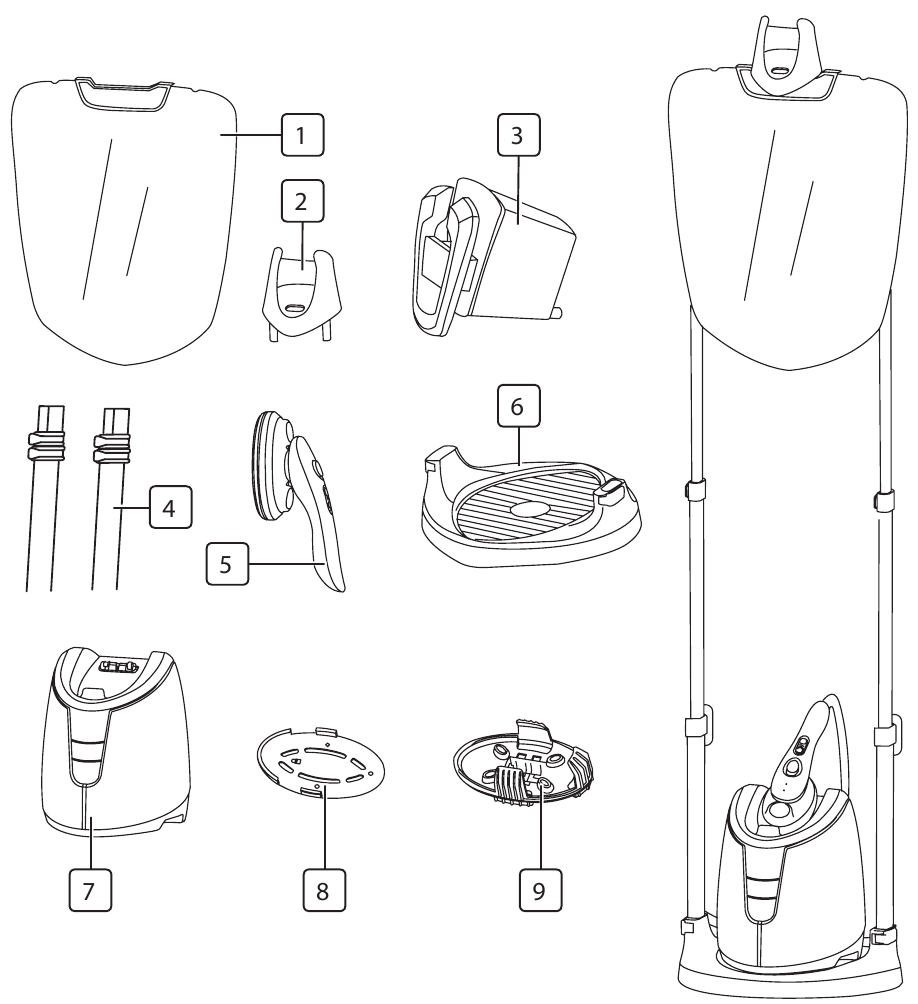 Princess 332850 Garment Steamer Manual ManualsLib