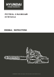 Hyundai HTRT45-6 Original Instructions Manual