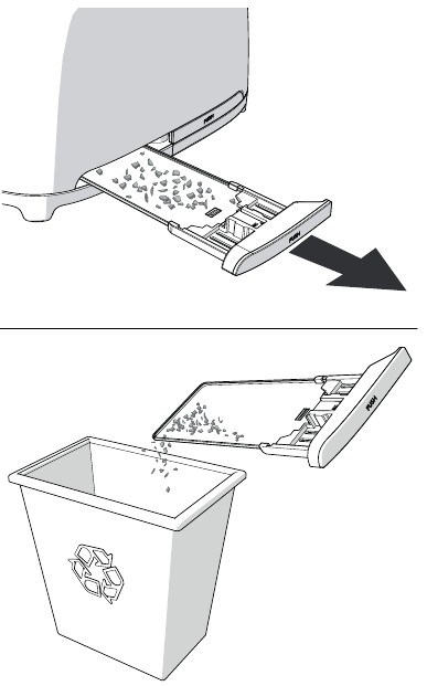 Cleaning the crumb trays - Step 1