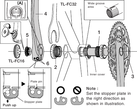 Shimano FC-M590-S, FC-M590-L, FC-M590 - Front Chainwheel Manual ...