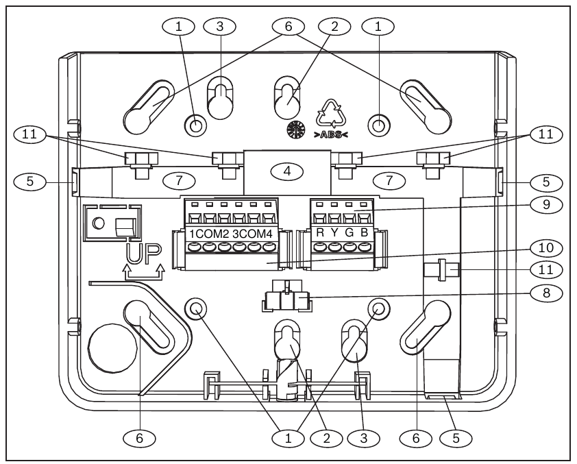 Bosch B921C Two Line Capactive Keypad Installation Guide