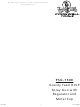 Cornwell Tools PSG-1500 Operating Instructions Manual
