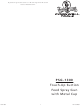 Cornwell Tools PSG-1300 Operating Instructions Manual