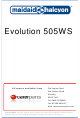 Maidaid Halcyon Evolution 505WS Installation & User Manual
