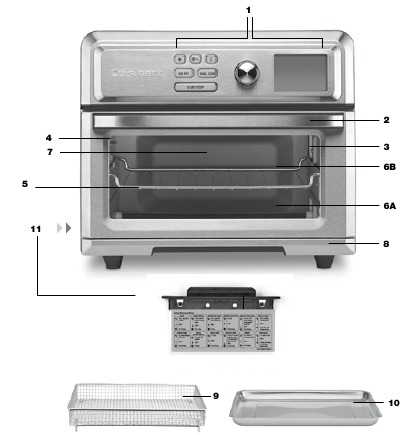 Cuisinart TOA-65 - Digital AirFryer Toaster Oven Manual | ManualsLib