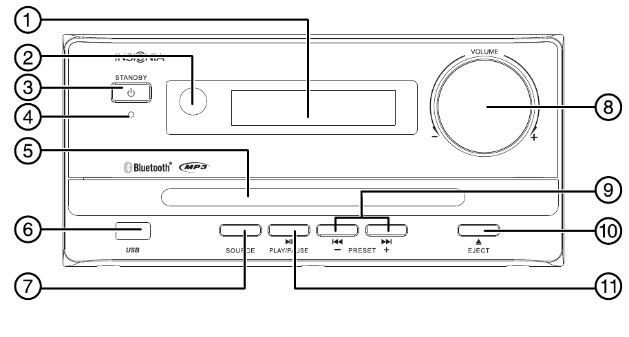 Insignia NS-SH513 - Bluetooth/CD Compact Shelf System Quick Setup ...