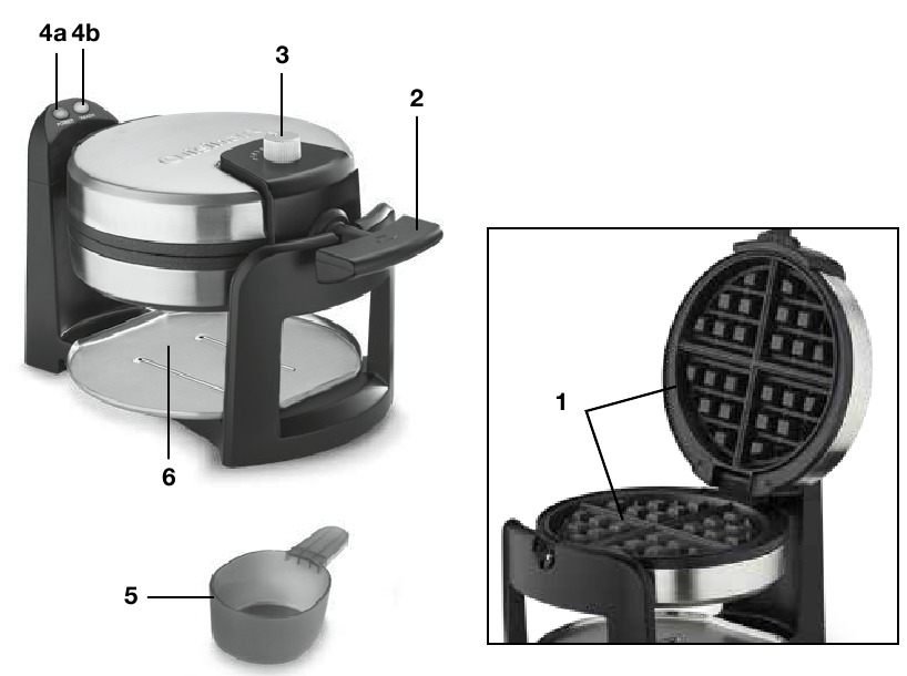 Cuisinart WAFF30 Series Flip Belgian Waffle Maker Manual ManualsLib