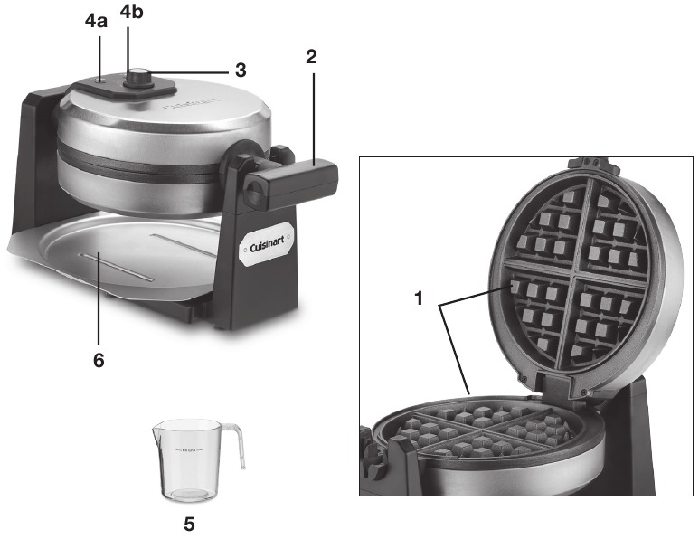 Cuisinart WAFF10 Series Belgian Waffle Maker Manual ManualsLib