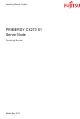 Fujitsu PRIMERGY CX270 S1 Operating Manual