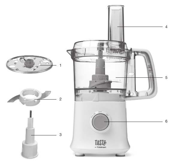Cuisinart Tasty MP300T 4Cup Mini Food Processor Manual ManualsLib
