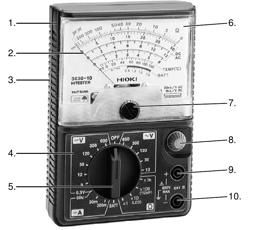 Hioki 3030-10 - HiTester Manual | ManualsLib