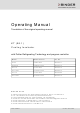 Binder KT E6.1 Operating Manual