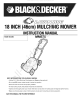 Black & Decker LAWN HOG MM575 Instruction Manual