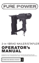 PurePower RATING Operator's Manual