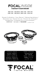 Focal HDA 165 - 98/2013 User Manual