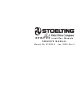 Polar Ware Stoelting IntelliTec E111 Owner's Manual