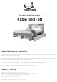 Happybeds Fabio Bed Assembly Instructions Manual