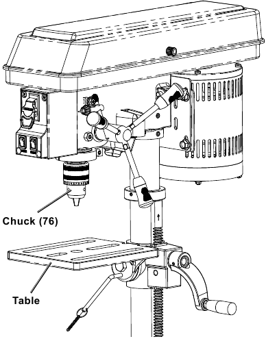 Bauer 22201E-B, 58782 - 10 in. 5-Speed Bench Drill Press Manual ...