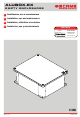 Scame electrical solutions ALUBOX-EX Installation, Use & Maintenance Manual