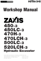 Hitachi ZAXIS 470LCH-3 ZAXIS 500LC-3 Workshop Manual