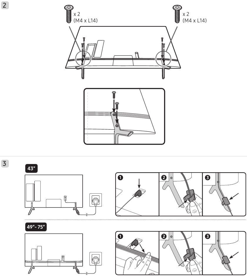 Samsung HG43RU750A, HG49RU750A UHD TV Quick Setup Guide ManualsLib