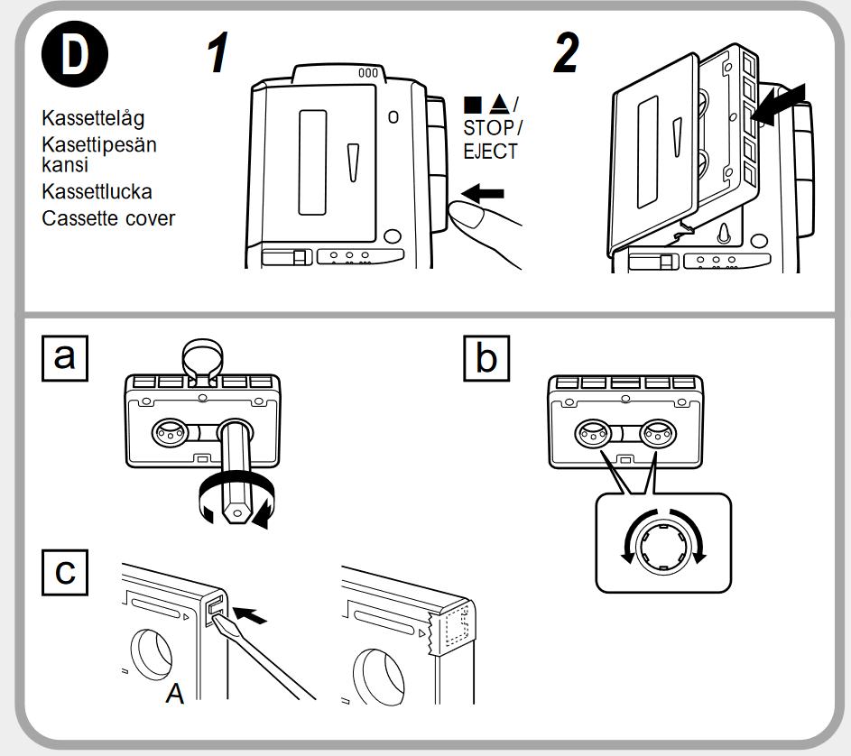 OLYMPUS Pearlcorder J500, Pearlcorder J300 Cassette Player Manual