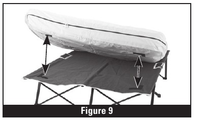 ATTACH MATTRESS TO TOP OF FRAME