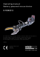 Weber Rescue Systems SPS 270 MK2 E-FORCE 2 Operating Manual