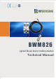 BW SENSING BWM826 Technical Manual