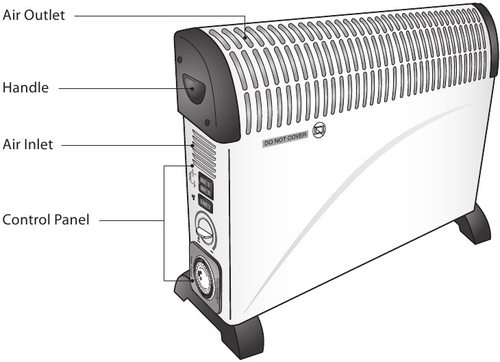 Logik L20CHW10 Convector Heater Manual ManualsLib