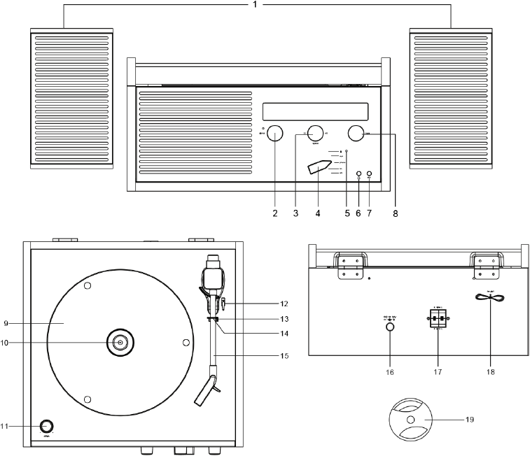 Crosley CR6034B - Switch II Turntable Manual | ManualsLib