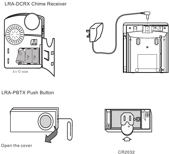 Safeguard Supply LRAD1000 Wireless Door Chime With Strobe Quick