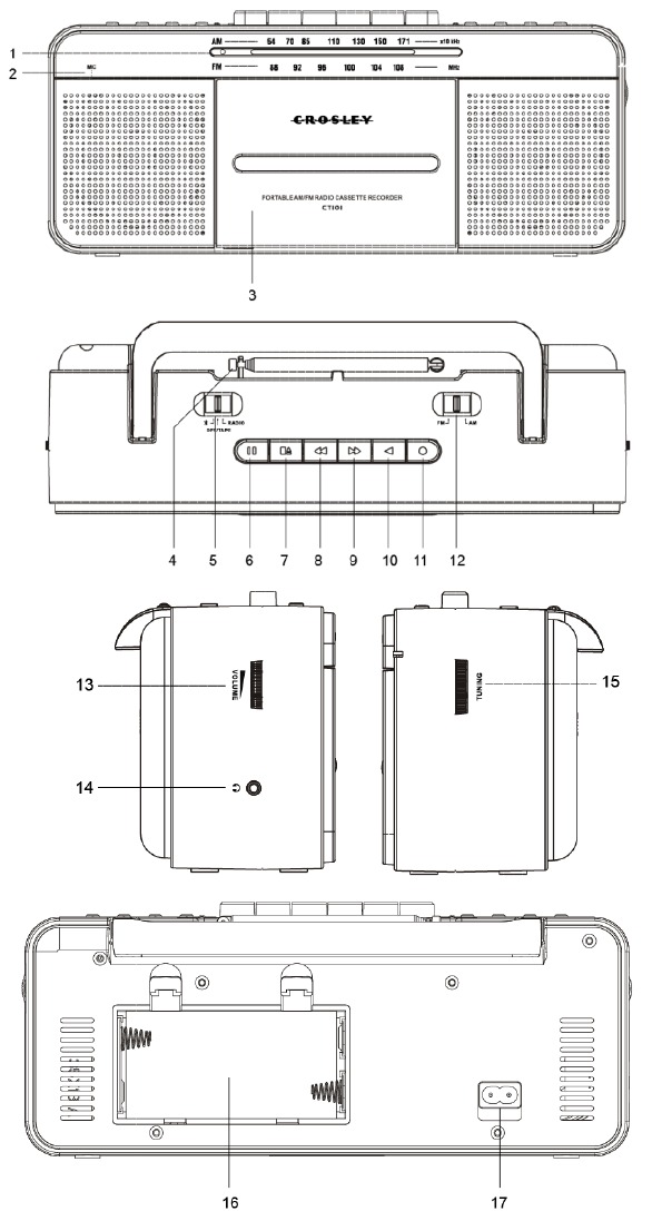 handheld cassette recorder for notes