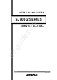 Hitachi SJ700-055-110LF 2 Series Service Manual