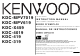 Kenwood KDC-MPV619 Instruction Manual