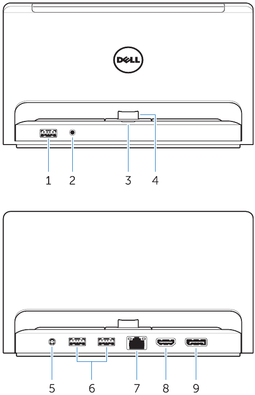 Dell K10A, K10A001 Desktop Dock StepbyStep Quick Start Guide