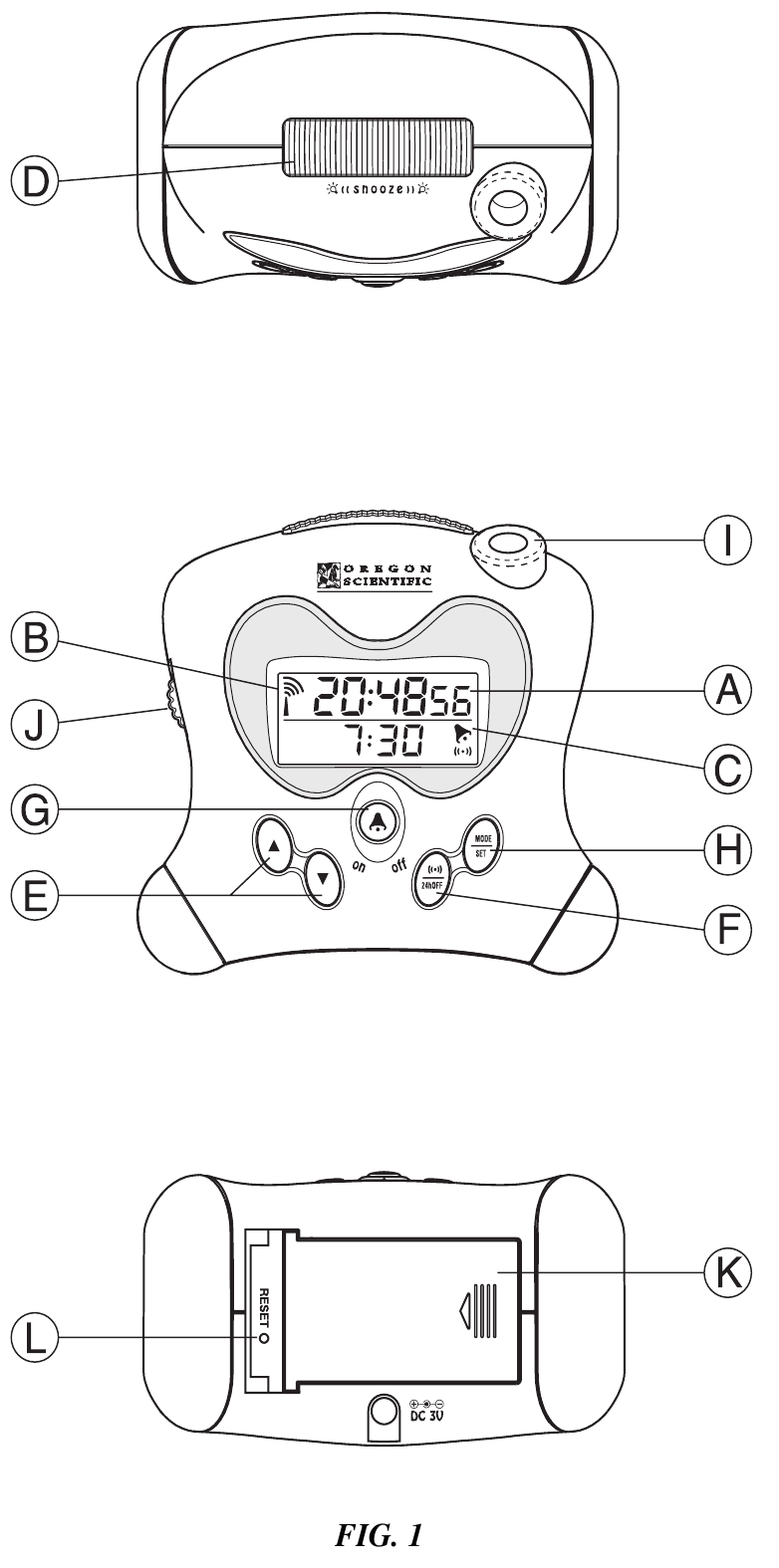 Oregon Scientific RM313PU, RM313P Kids Projection Clock Manual