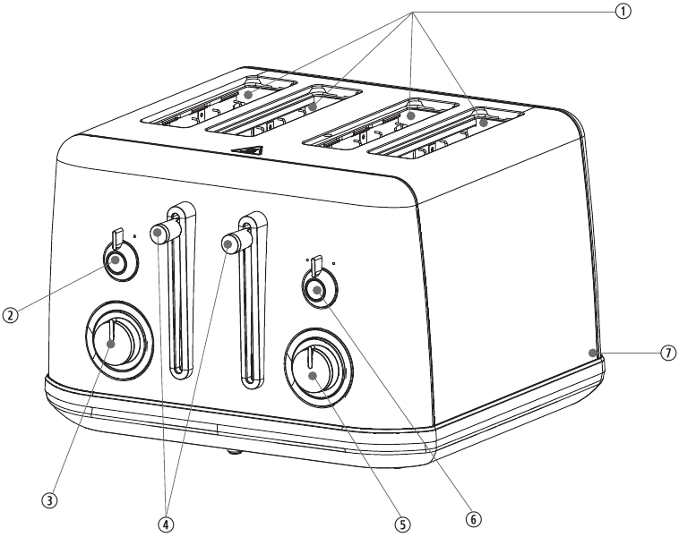 Sunbeam ALINEA TA2740 4 Slice Toaster Manual ManualsLib