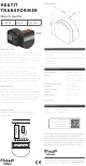 Heatit Controls 45 126 48 Quick Manual