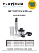 Platinum HB989 Instruction Manual
