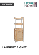LIVING AND HOME LAUNDRY BASKET User Manual
