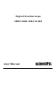Scientific SMO1000U User Manual