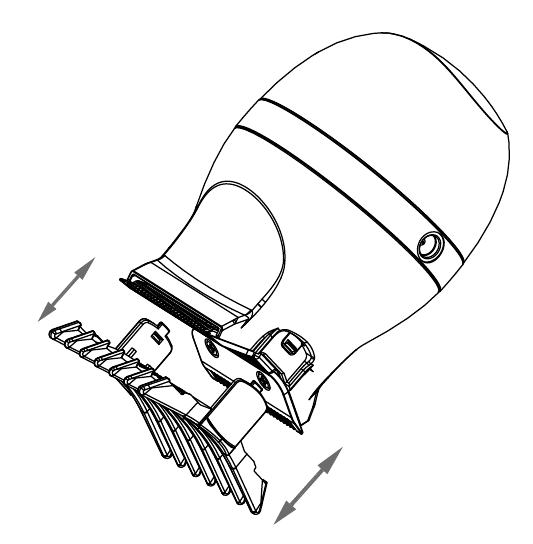 ATTACHING A COMB GUIDE