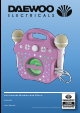 DAEWOO ELECTRONICS AVS1547 User Manual