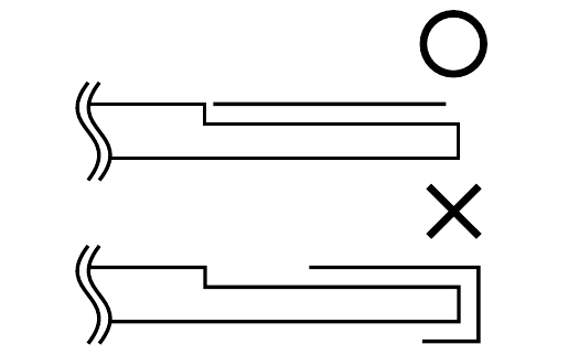 Attaching the supplied label
