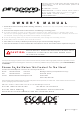 ESCALADE ping-pong T8466F Owner's Manual