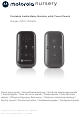 Motorola PIP12 TRAVEL Quick Start Manual