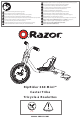Razor RipRider 360 Mini Manual