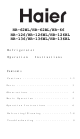 Haier HR-62WL Operation Instructions Manual